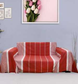 Red throw Fouta Tunisia - 1