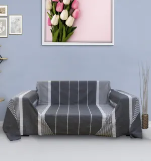 steel gray throw  2