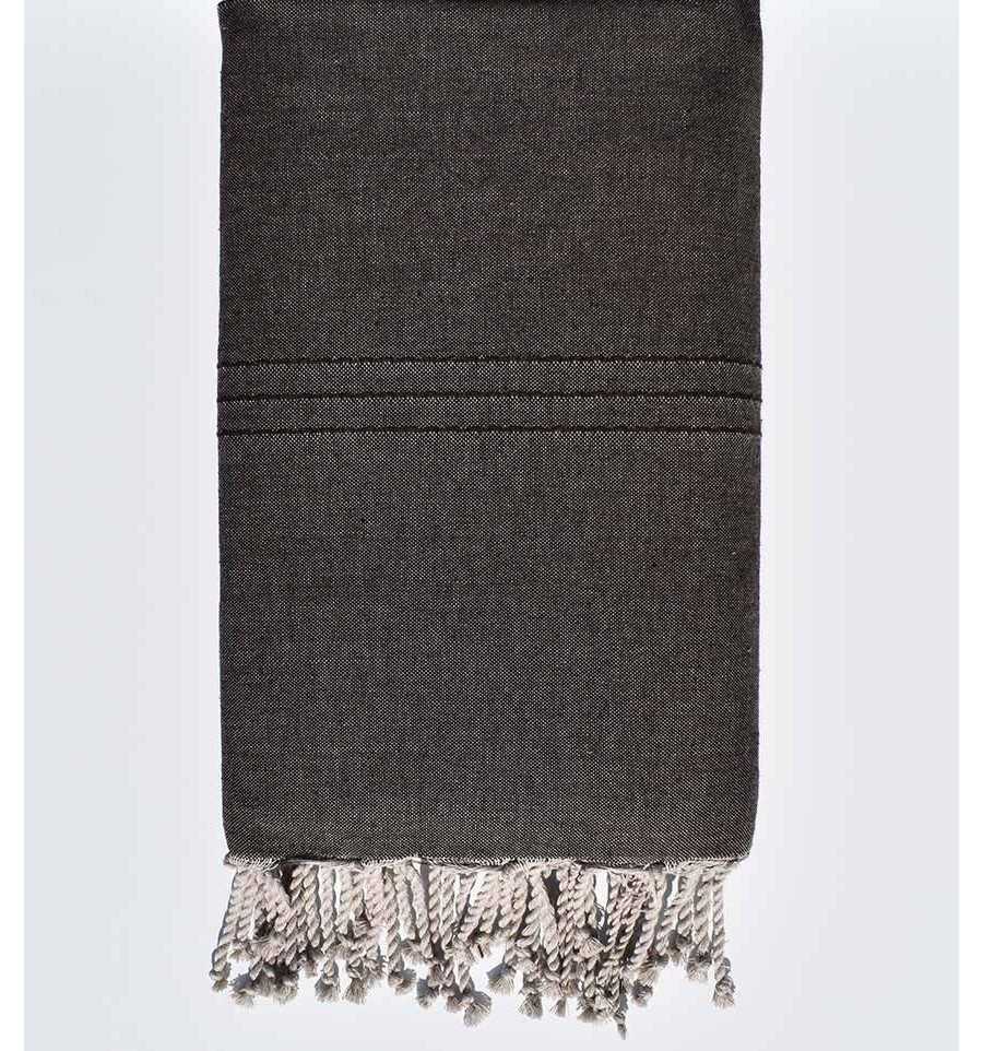 Thrown dark brown Fouta Tunisia - 1