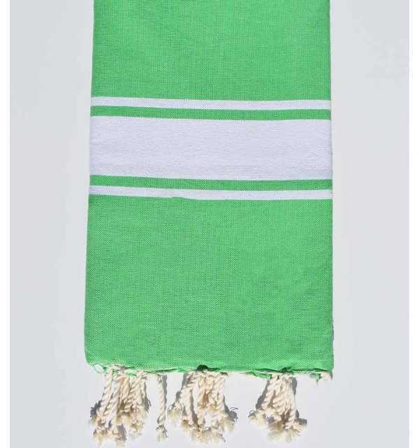 Beach towel smaragdin green Fouta Tunisia - 1