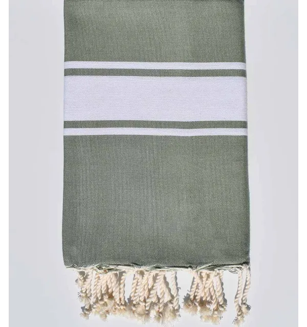 Beach Towel sage green Fouta Tunisia - 1