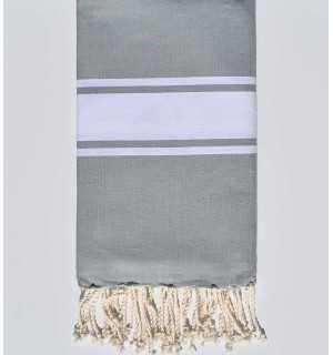 Beach towel color smoke Fouta Tunisia - 1