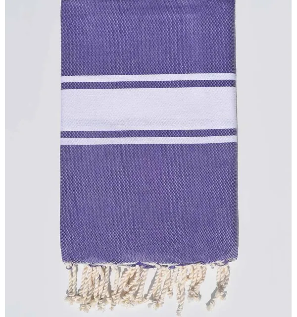 Flat purple fouta Fouta Tunisia - 1