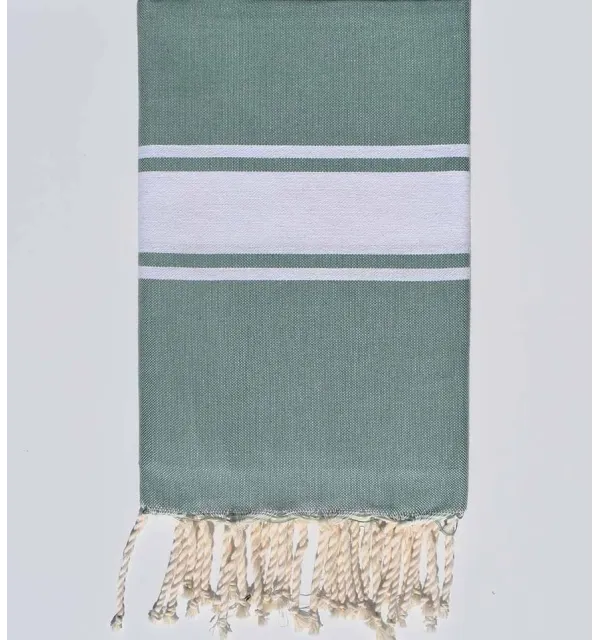 Flat spinach green fouta Fouta Tunisia - 1