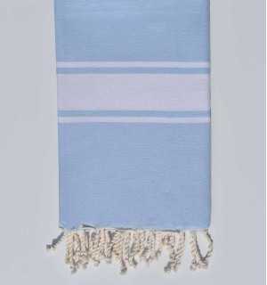 Beach towel light blue Fouta Tunisia - 1