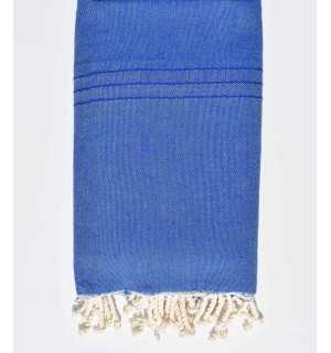 Electric blue Medium Throw 1.5m*2.5m Fouta Tunisia - 1