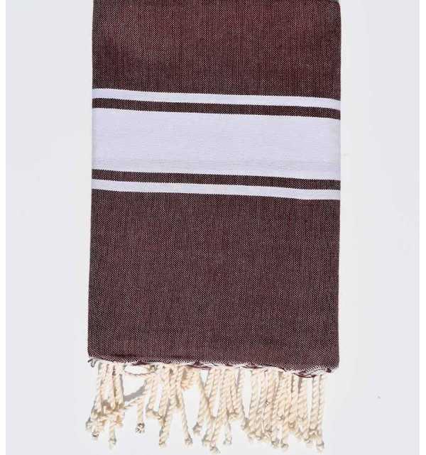 Beach towel purple red Fouta Tunisia - 1