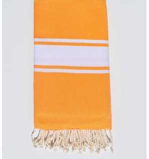 Thrown amber yellow 1.90m*2m Fouta Tunisia - 1