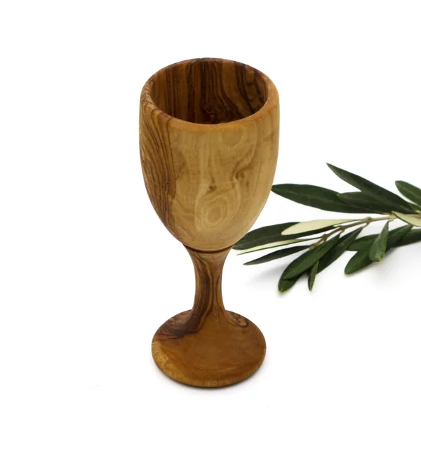 Olive Wood Glass  - 1