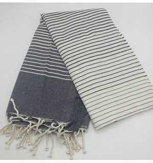 Black gray throw 2m * 2m  2