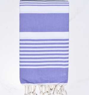 Beach towel arthur lavender Fouta Tunisia - 1