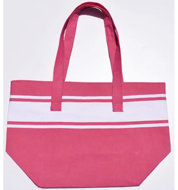 Pink beach bag Fouta Tunisia - 1