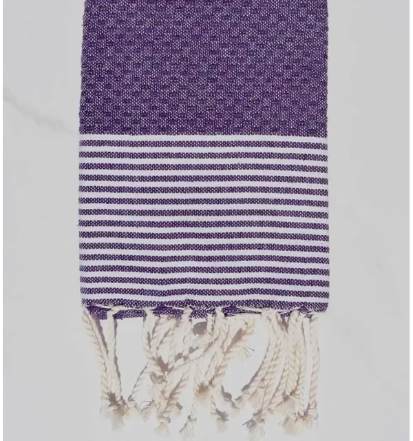 Dark purple napkin Fouta Tunisia - 1
