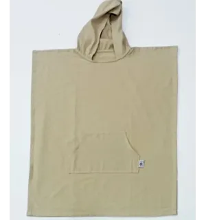 Poncho towel beige Fouta Tunisia - 1