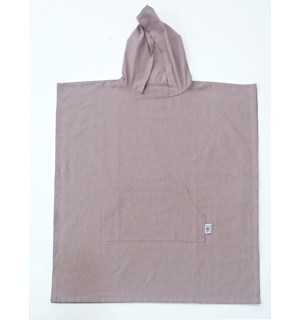 Poncho towel dusty pink Fouta Tunisia - 1