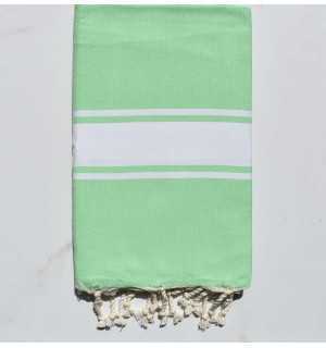 Beach towel jade green Fouta Tunisia - 1