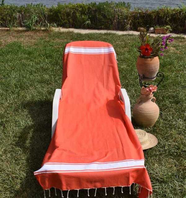 Beach towel Coral Fouta Tunisia - 1