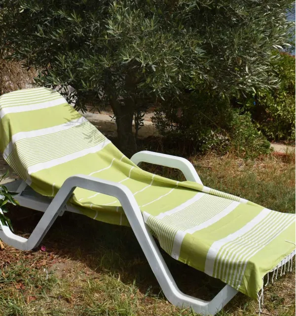 Pistachio arthur beach towel Fouta Tunisia - 3