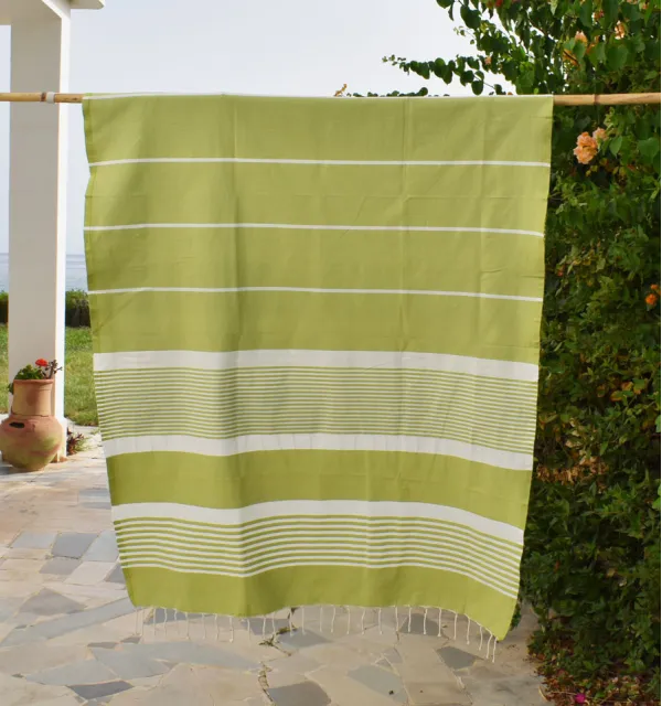 Pistachio arthur beach towel Fouta Tunisia - 1