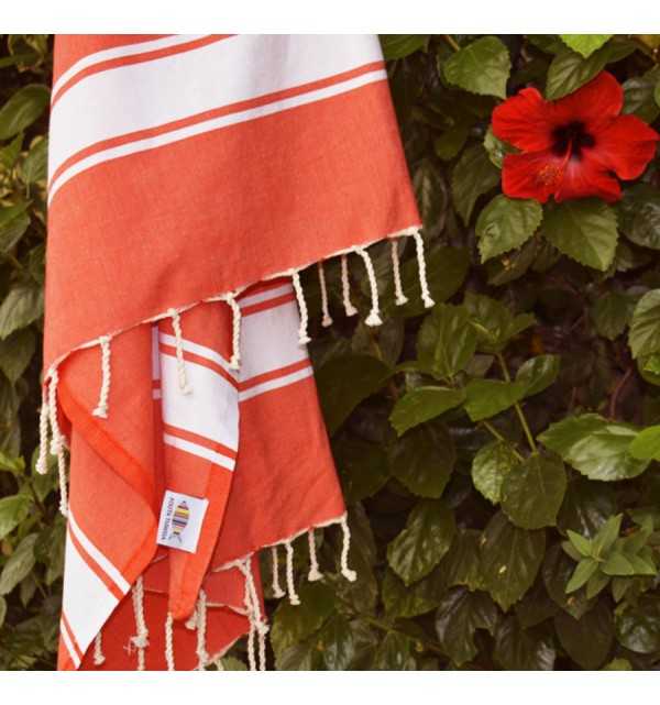 Beach towel Coral Fouta Tunisia - 3