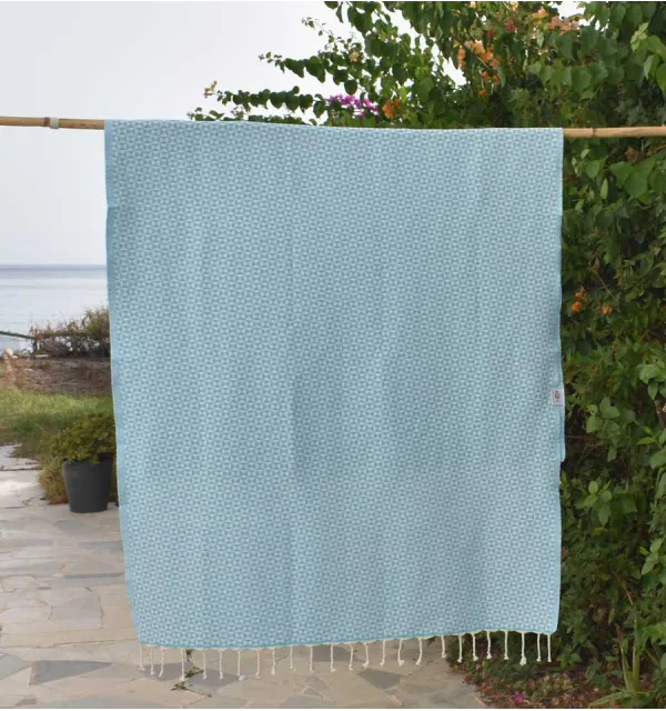 Butterfly blue duck Fouta Fouta Tunisia - 1