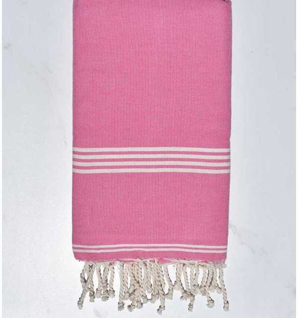Beach towel Mykonos pink Fouta Tunisia - 4