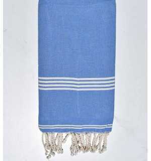 Beach towel Mykonos royal blue Fouta Tunisia - 1