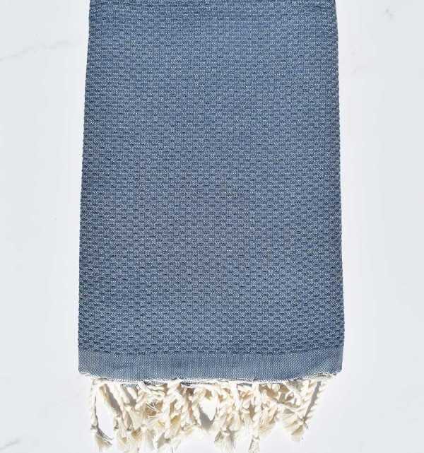 blue turquin beach towel Fouta Tunisia - 1