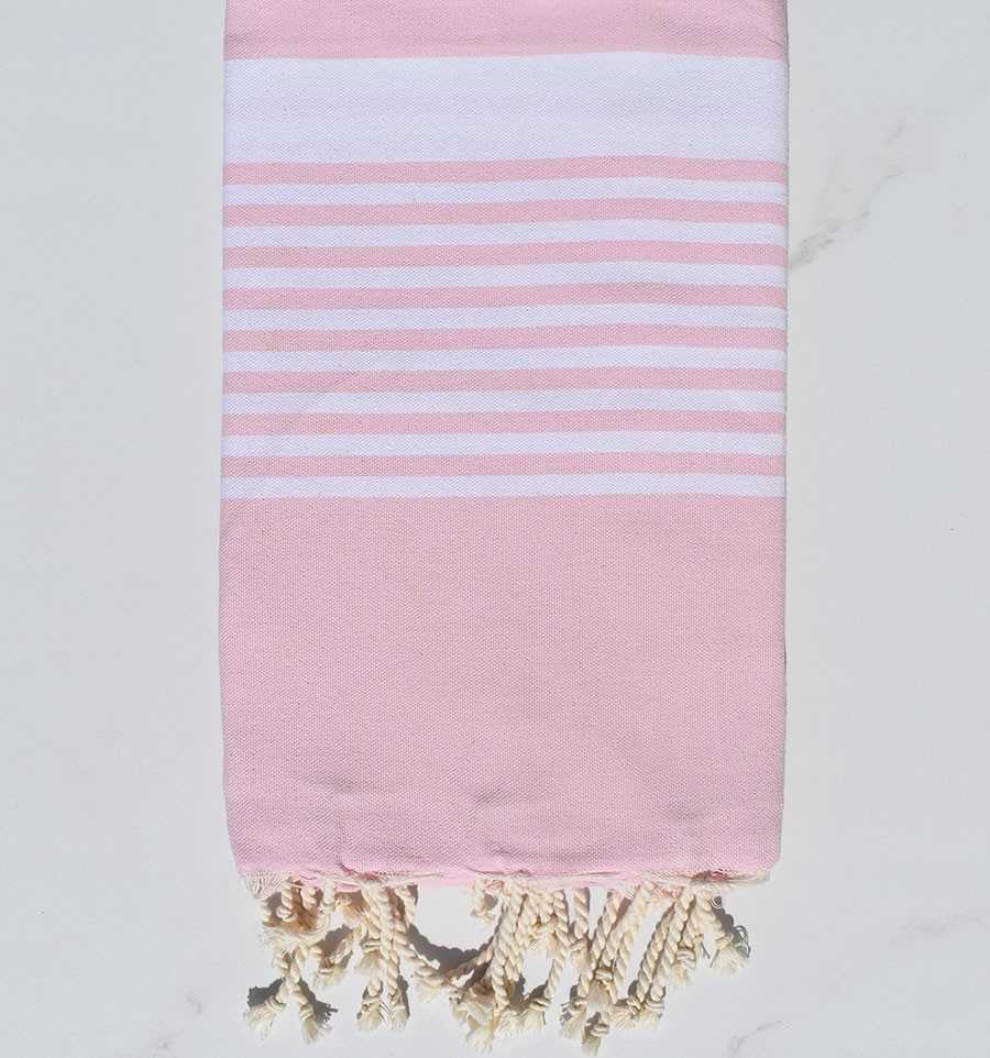 Beach Towel Arthur pastel pink  - 1