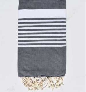 Arthur slate grey fouta Fouta Tunisia - 1