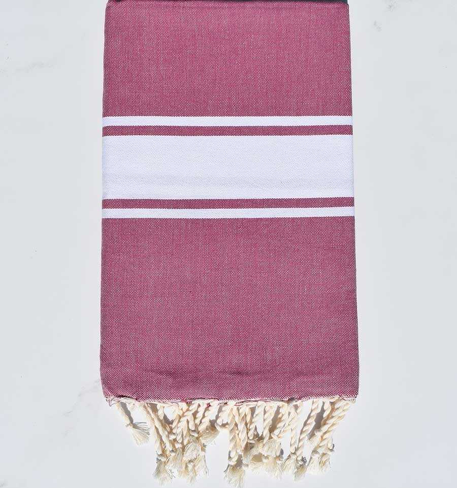 Fouta Plate jaune safran  - 1