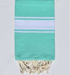 Beach Towel green waterfall Fouta Tunisia - 1