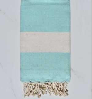 Beach towel Diamond sea ​​green Fouta Tunisia - 1