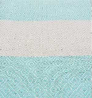 Beach towel Diamond sea ​​green Fouta Tunisia - 1 2