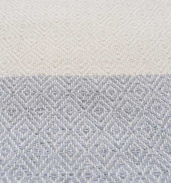 Beach Towel Diamond light gray Fouta Tunisia - 2