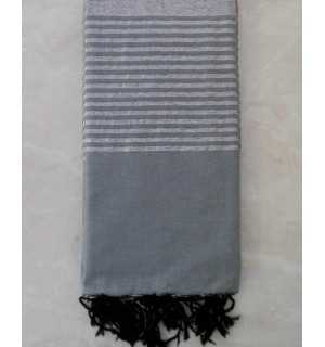 JETé Gris bleu avec rayures 