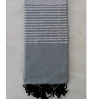 JETé Gris bleu avec rayures 