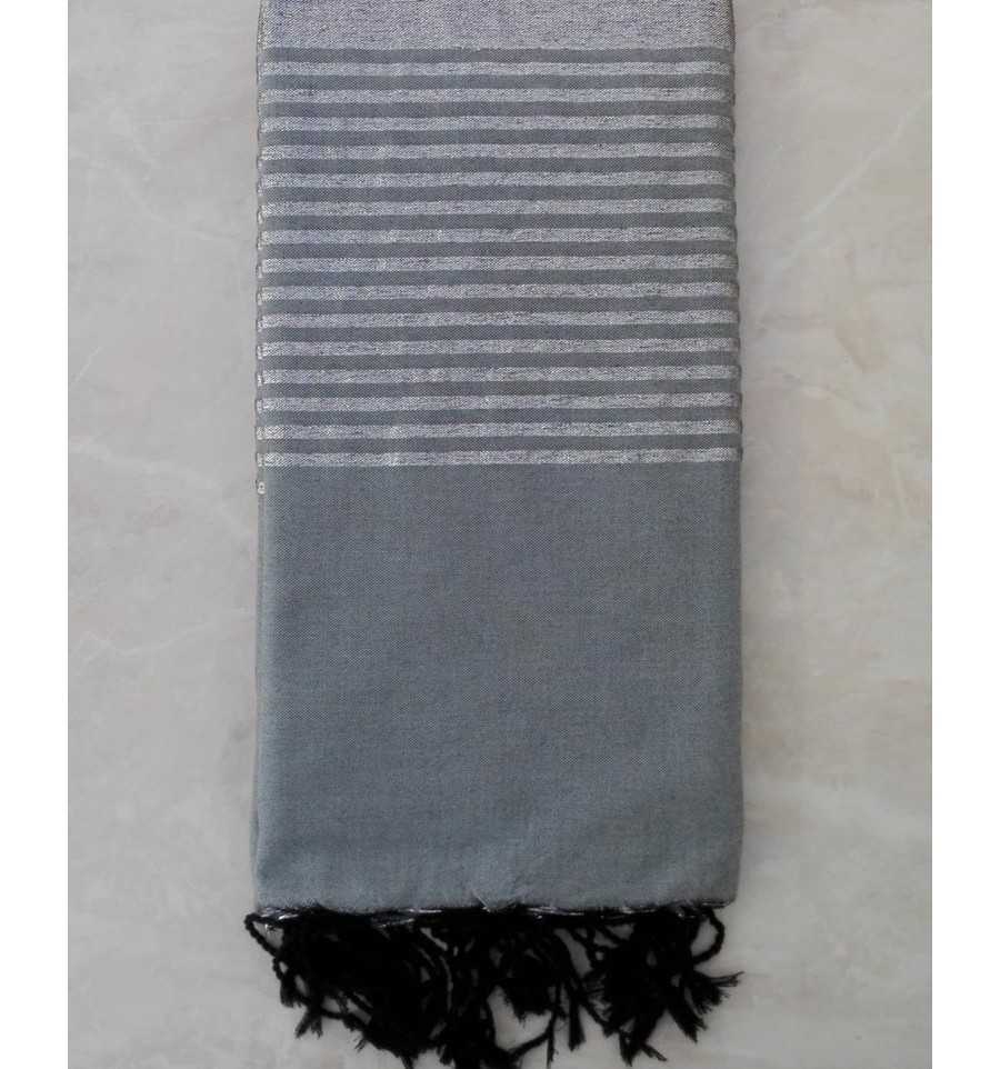 JETé Gris bleu avec rayures 