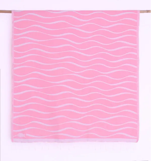 Hawaii Pink beach towel Fouta Tunisia - 4