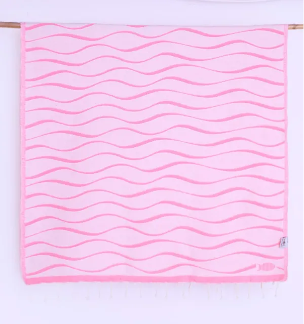 Hawaii Pink beach towel Fouta Tunisia - 5