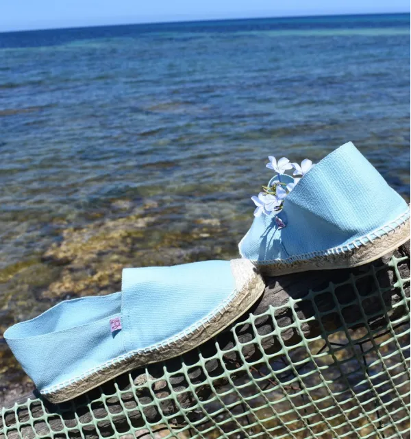 Sky Blue Women's Espadrilles Crabster - 2