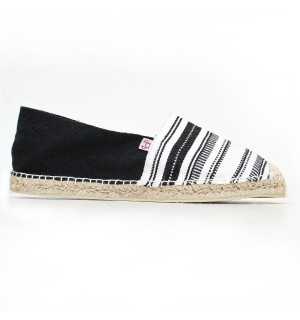 Black and White Men's Espadrilles Crabster - 1