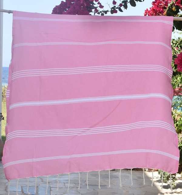 Beach towel Mykonos pink Fouta Tunisia - 2