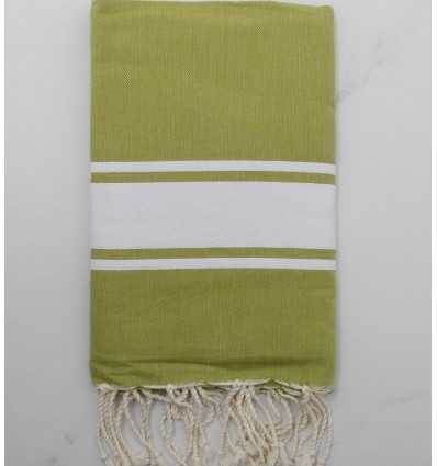 Olive green beach towel