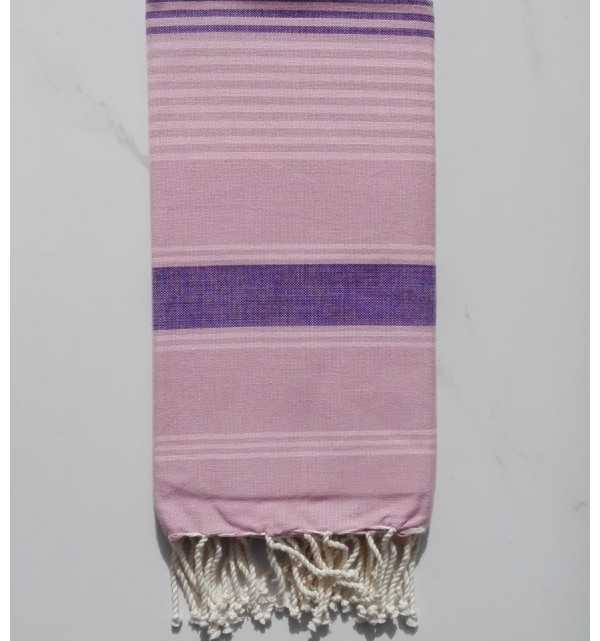 Fouta Plate gris galet 