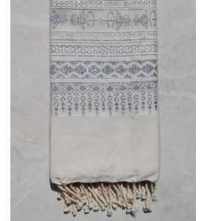 FOUTA KHOMSA Gris fer 