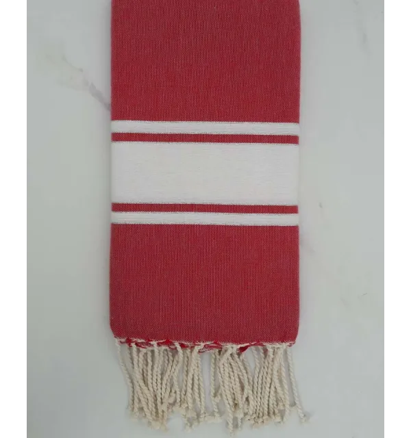 FOUTA Lurex NID D'ABEILLE Rose 