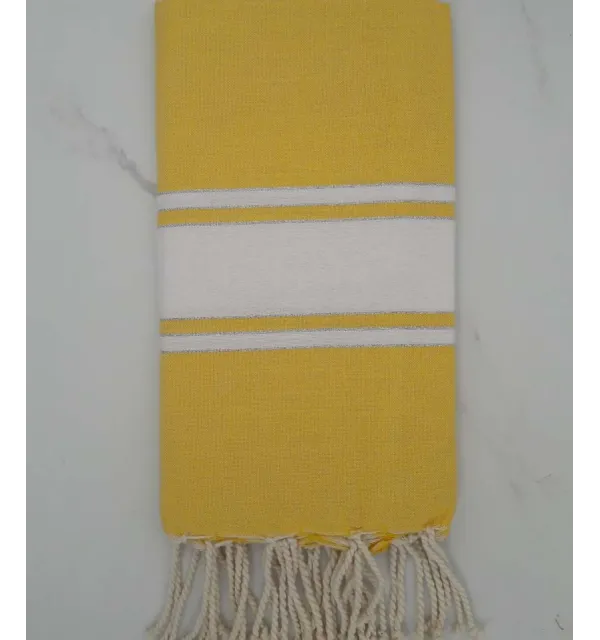 FOUTA Lurex PLATE Parme 