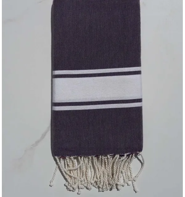 Flat eggplant fouta 