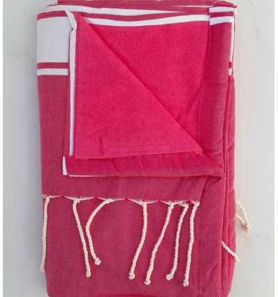  Terry pink fouta 